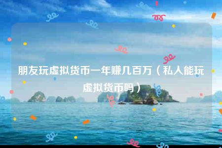 朋友玩虚拟货币一年赚几百万(私人能玩虚拟货币吗)